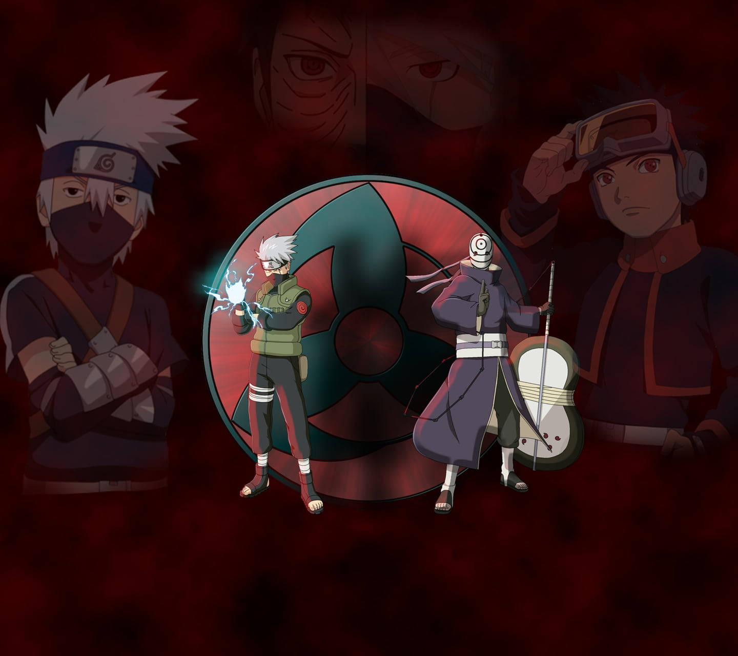 Edit Tobi Naruto Kakashi Fundal