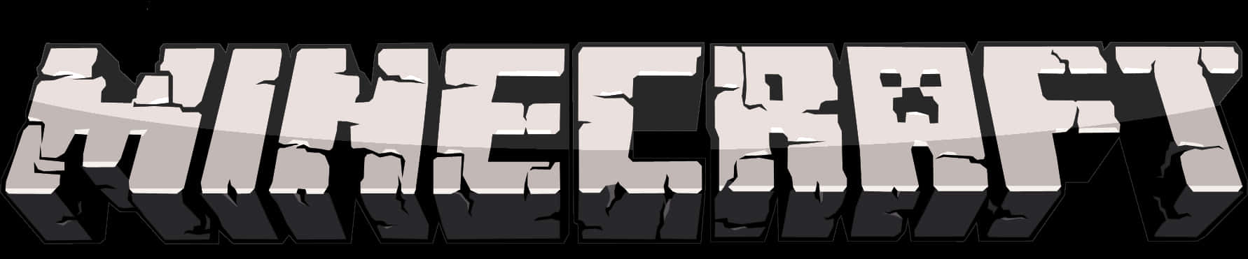 Efect 3D al logo-ului Minecraft Fundal