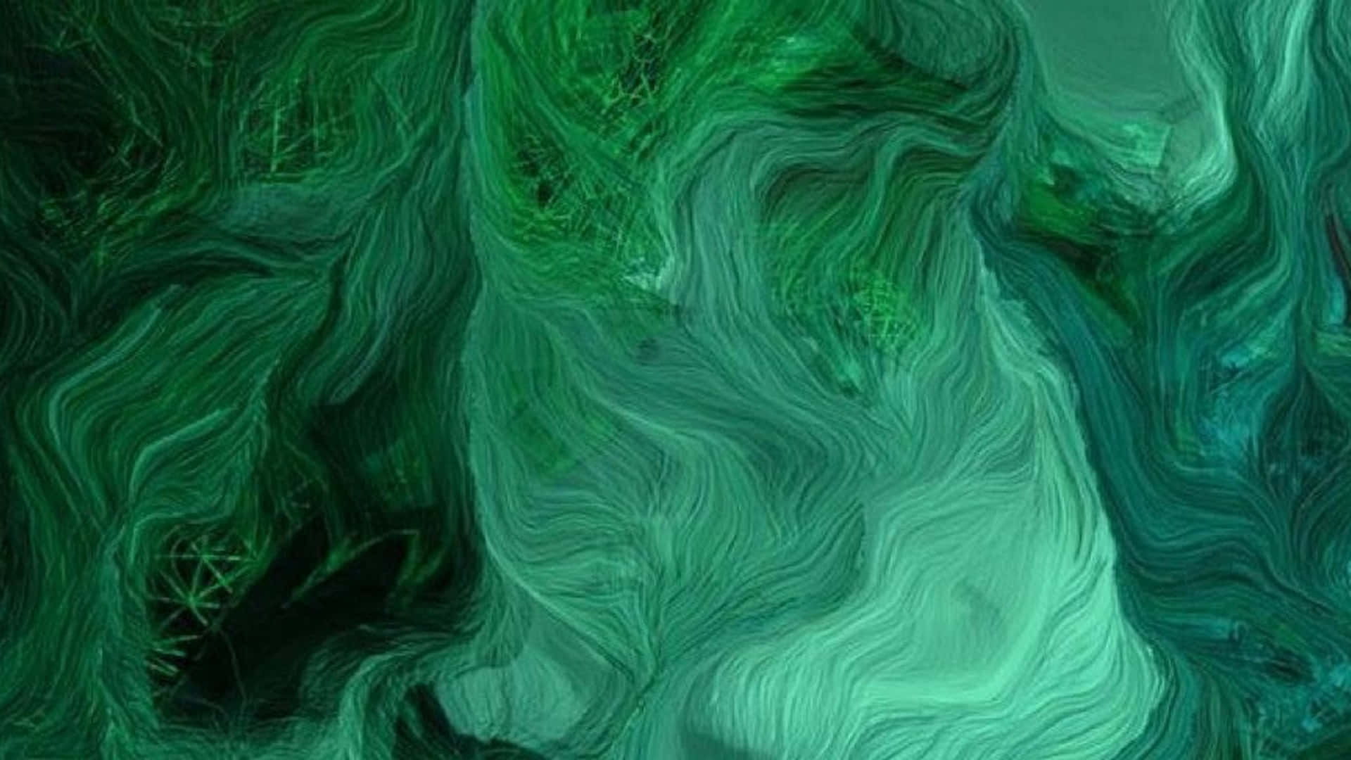 Efect estetic de vopsea în topire, albastru-verde Fundal