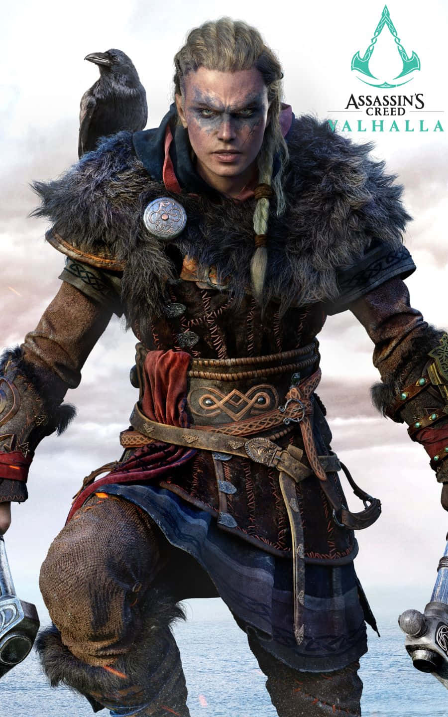 Eivor și Synin 1440p Assassin's Creed Valhalla Fundal
