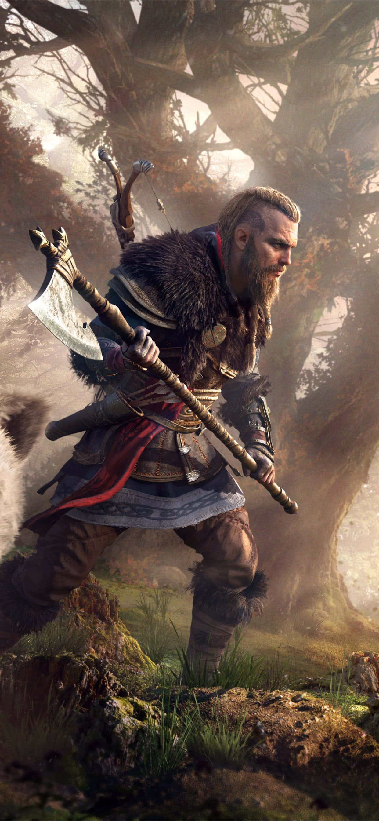 Eivor Topor Barbat iPhone Xs Max Assassin's Creed Valhalla Fundal