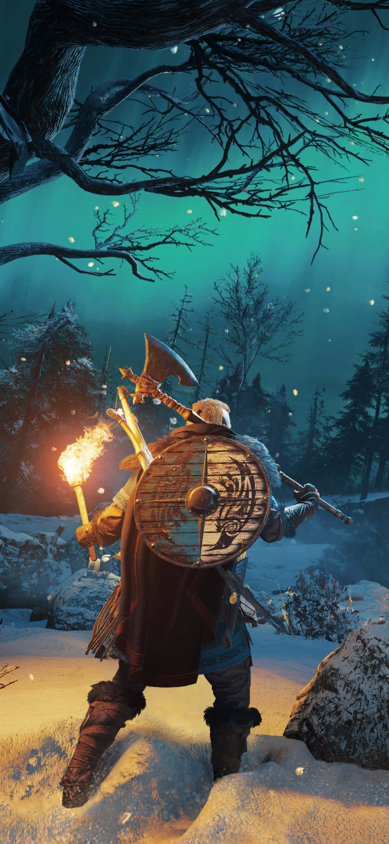 Eivor Topor iPhone Xs Max Assassin's Creed Valhalla Fundal