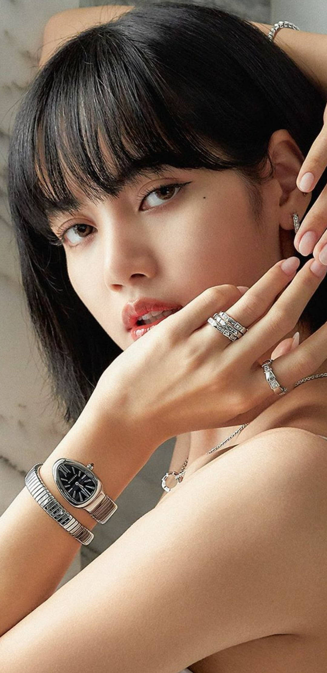 Eleganță BVLGARI Lisa Blackpink HD Fundal