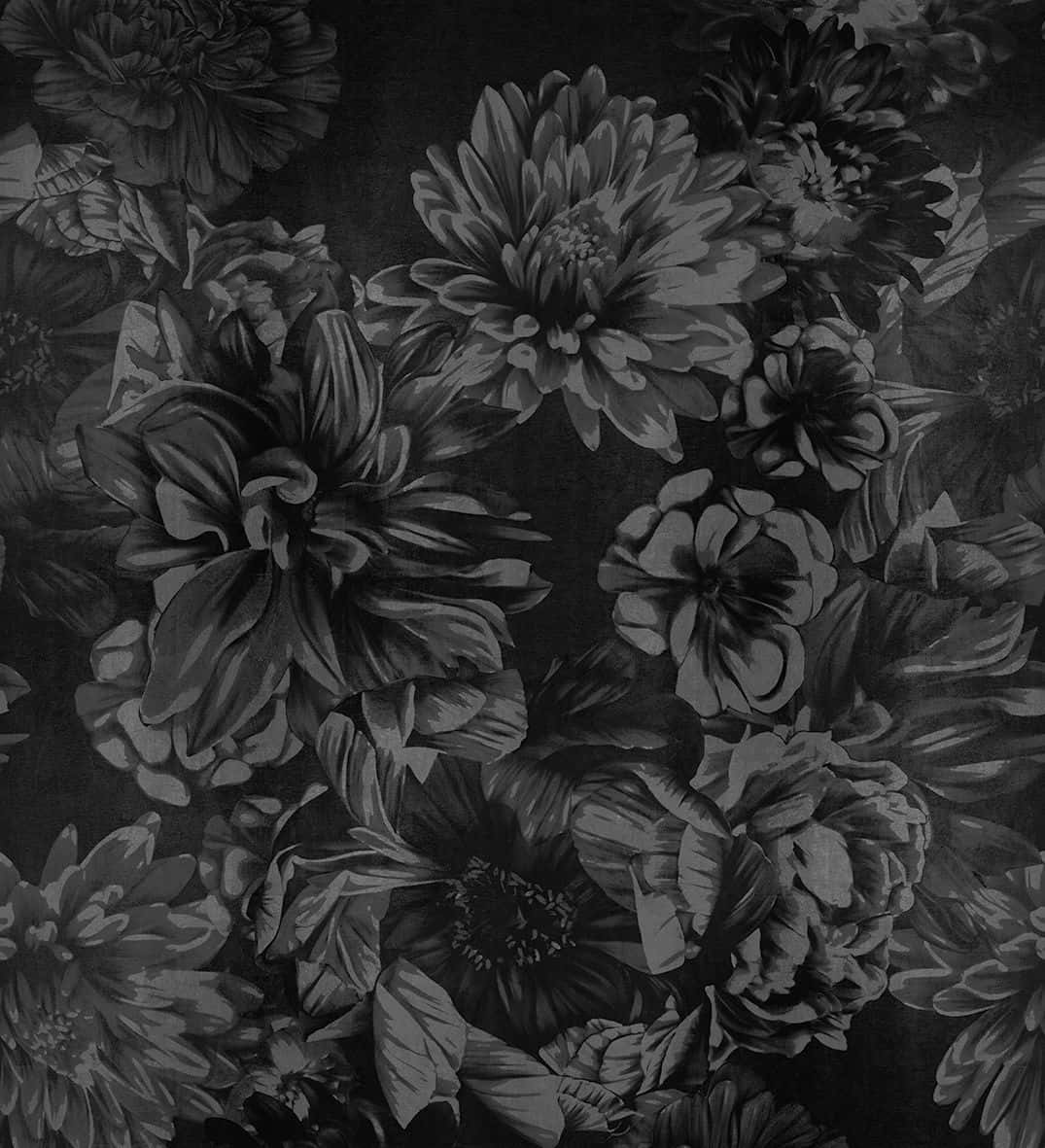 Eleganță florală întunecată Fundal