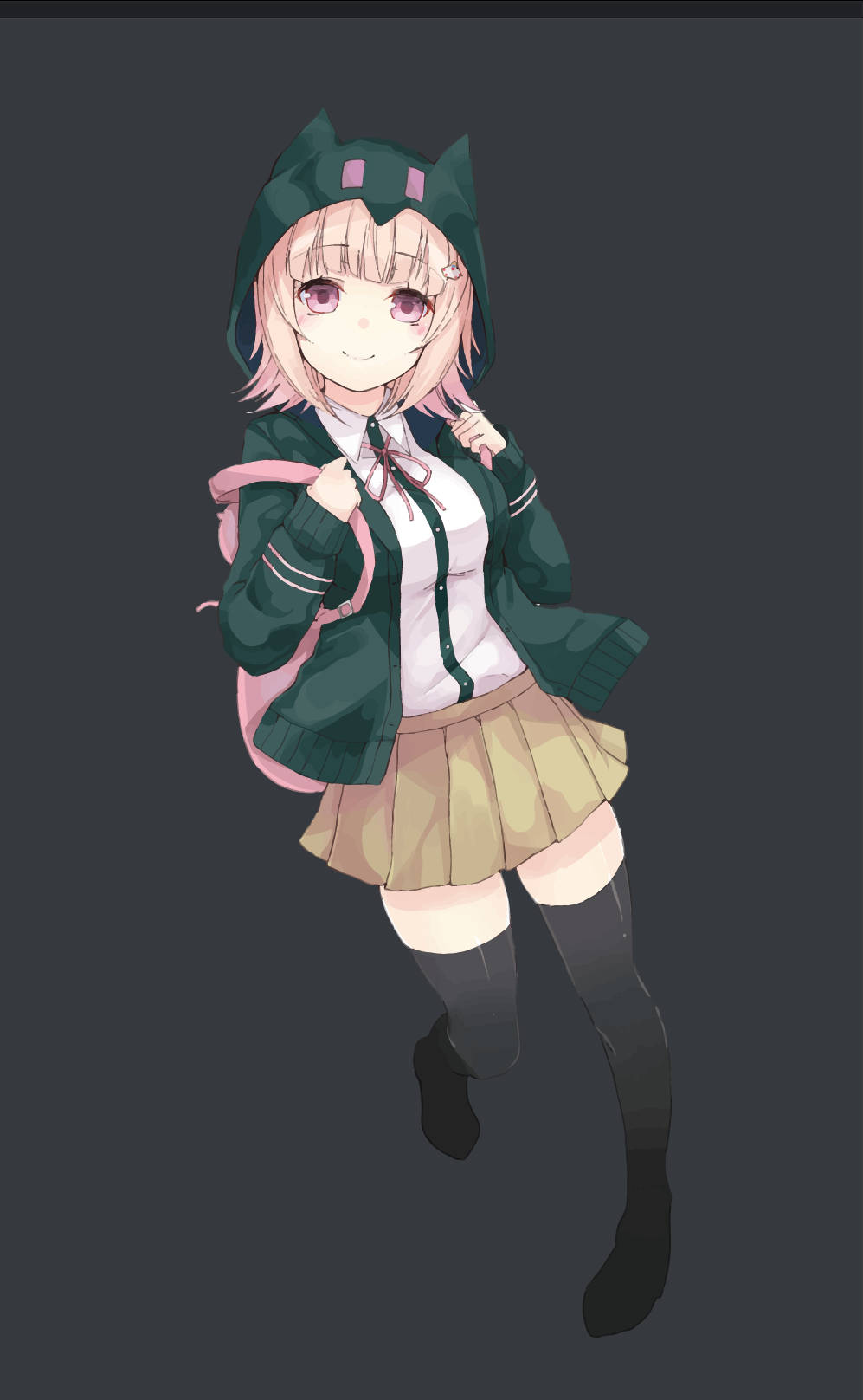 School Girl Chiaki Nanami Fundal