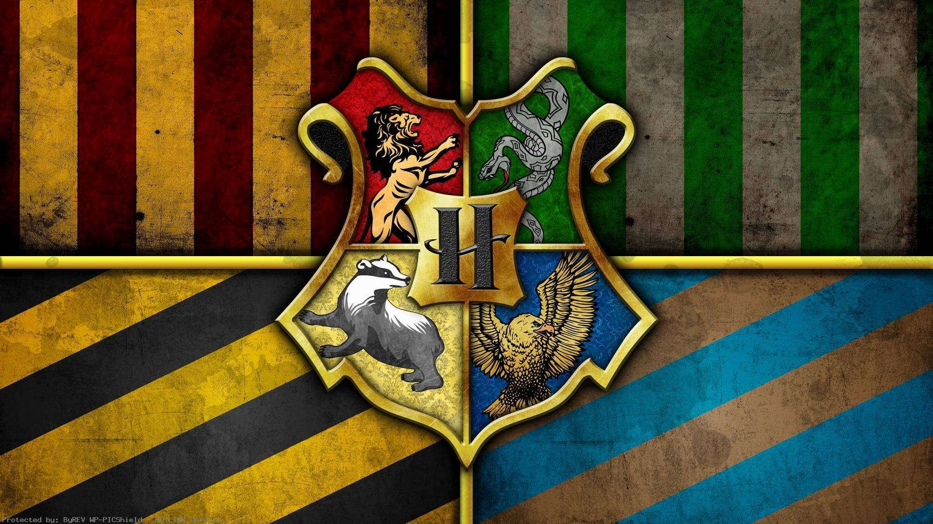 Emblema Aurie a Casei Harry Potter pentru Laptop Fundal
