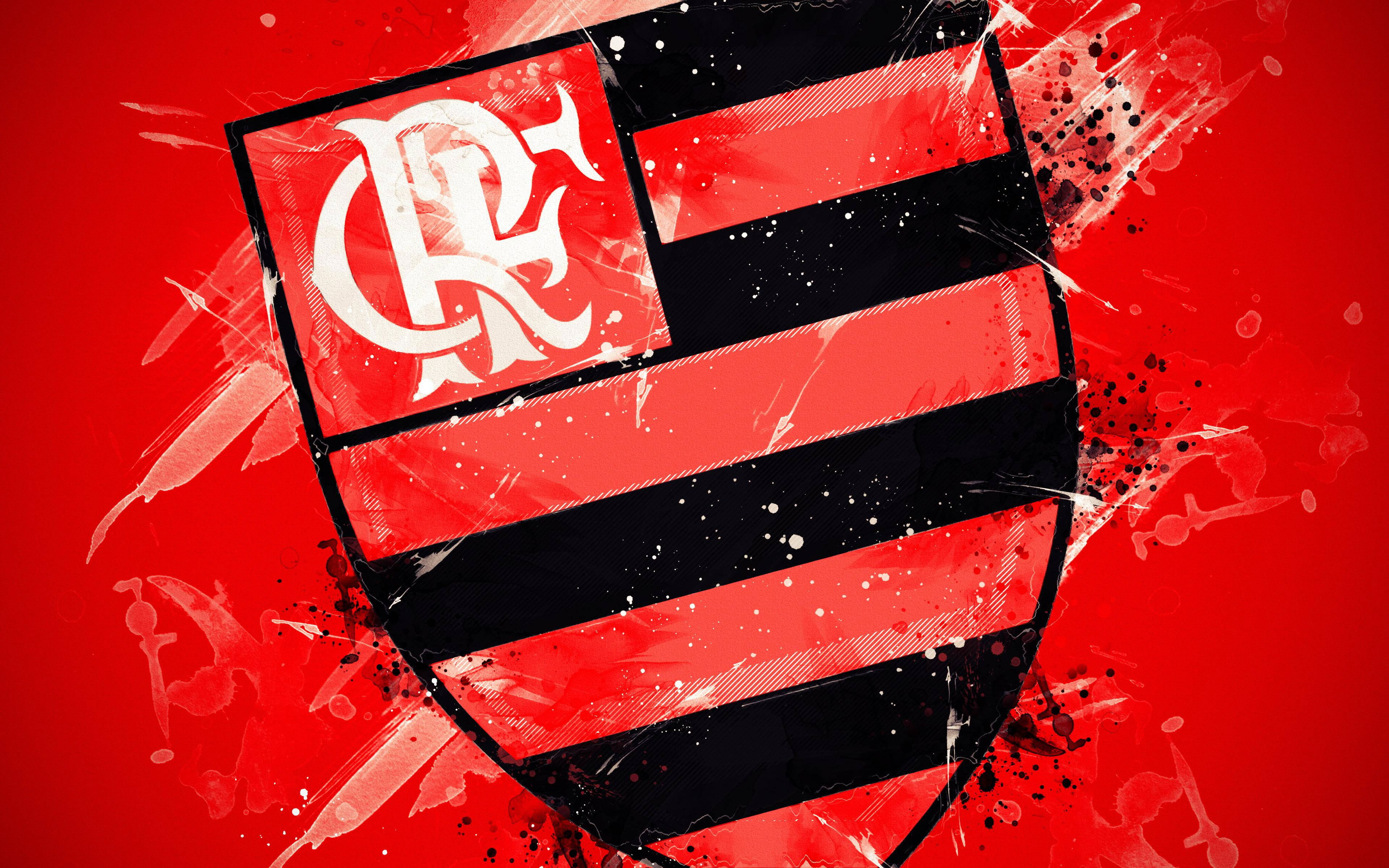 Emblema Stropită a Flamengo FC Fundal