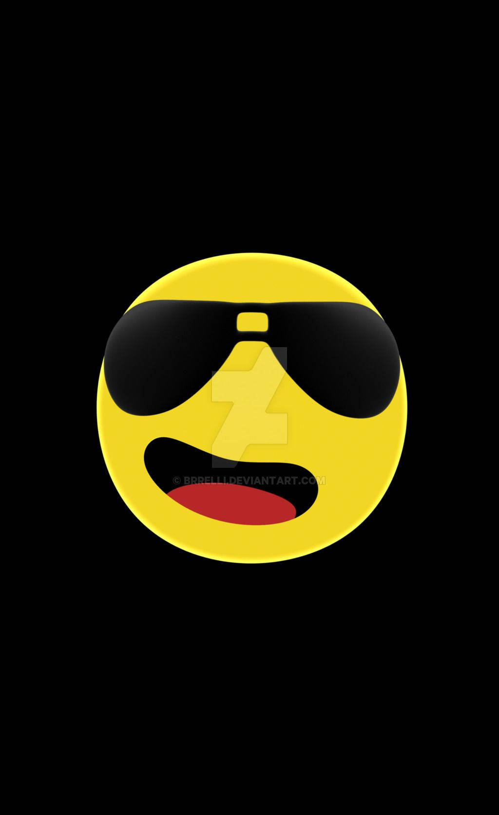 Cool Emoji 3D Model Fundal