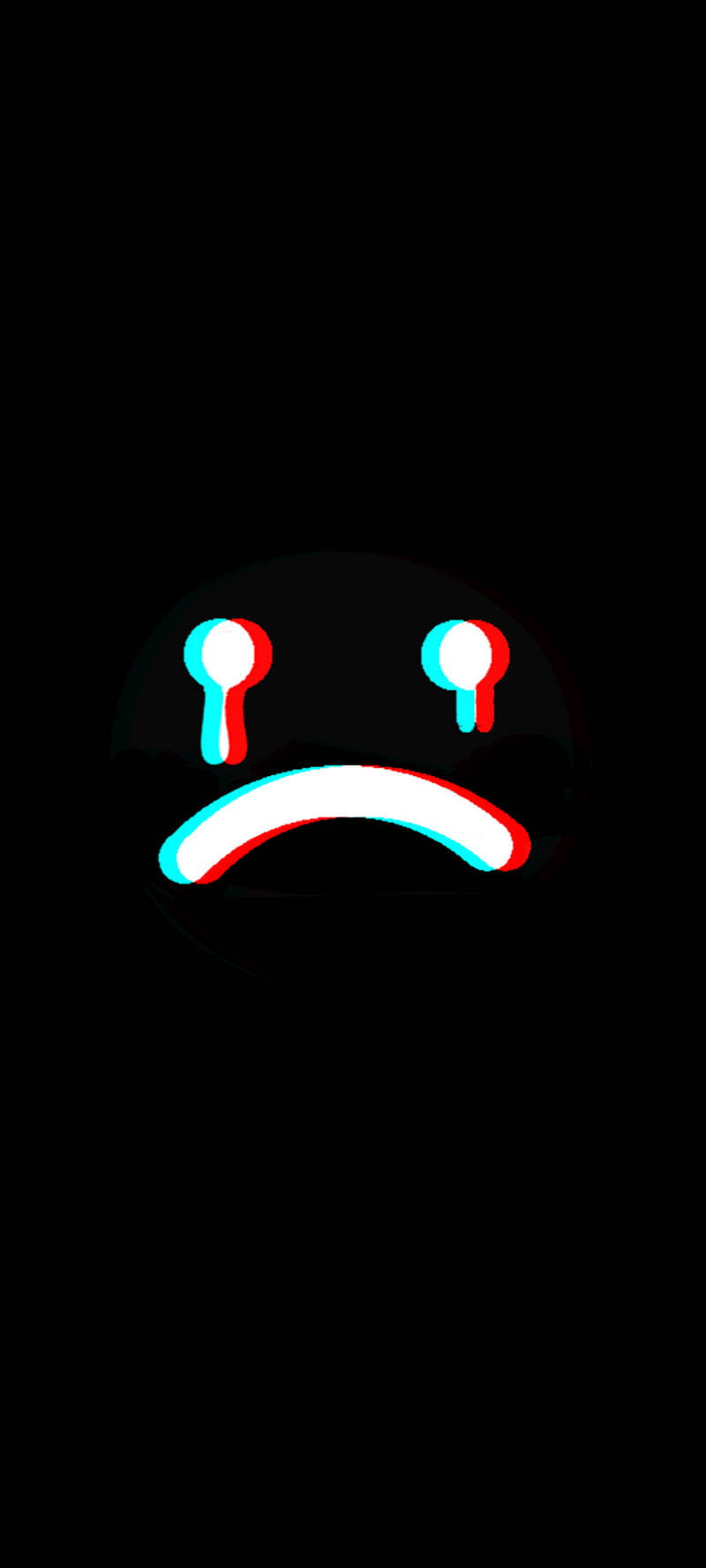 Emoji Trist Cu Lacrimi Fundal