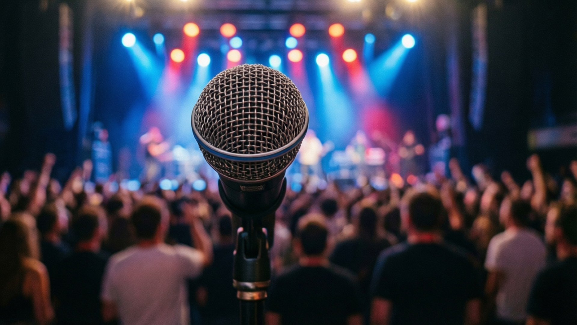 Energia Microfonului Live Fundal