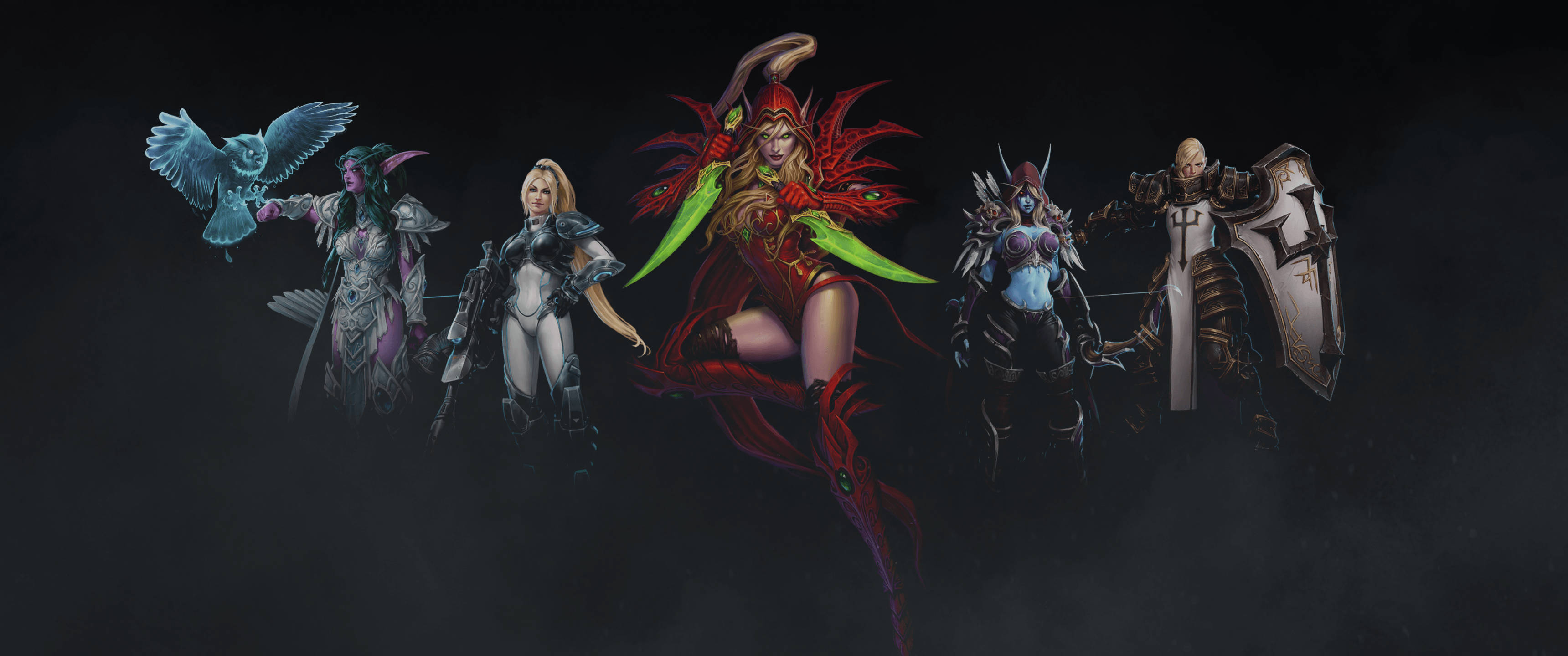 Eroii Jocului Video StarCraft Fundal