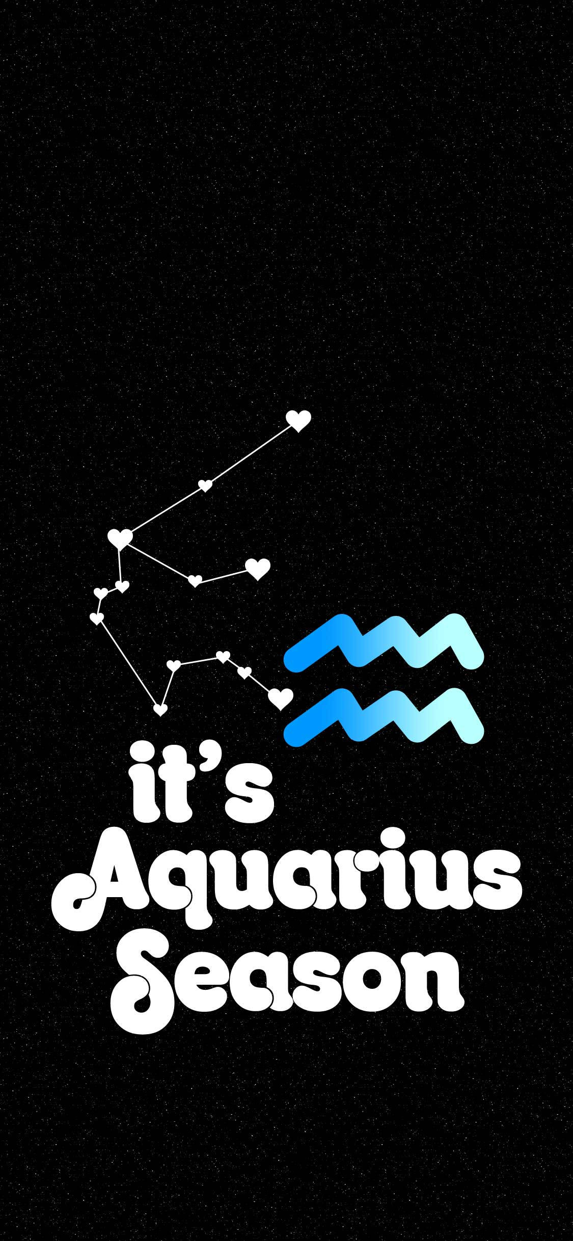 Este Sezonul Zodiacului Vărsător Fundal