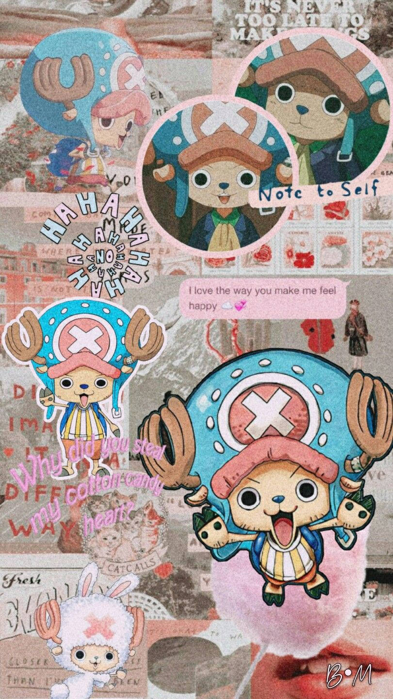 Estetică drăguță Chopper One Piece Fundal