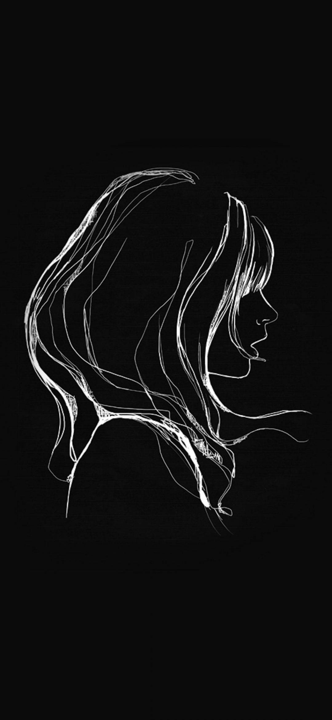 Estetică Emo Girl Fundal