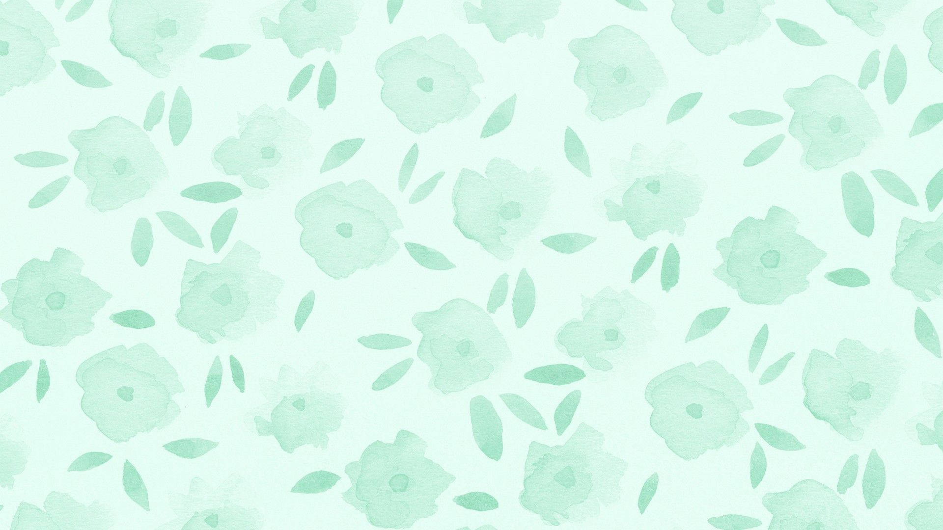 Estetică Florală Verde Salcie Fundal