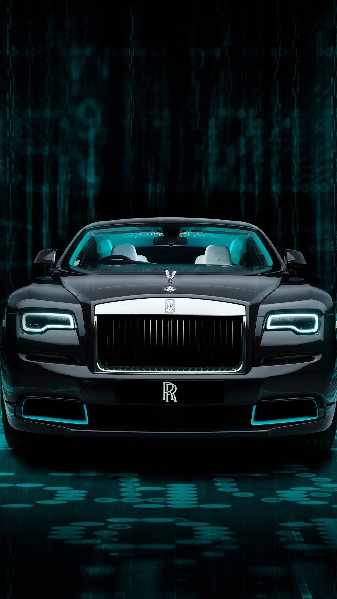Estetică futuristă Rolls-Royce Wraith 4K Fundal