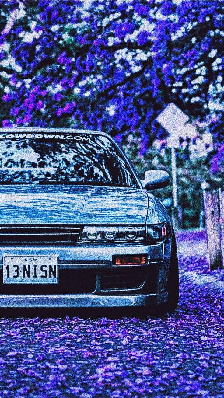 Estetică JDM cu Sakura Fundal
