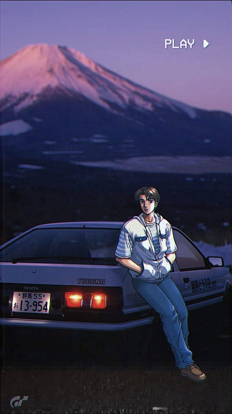 Estetică JDM Initial D Fundal