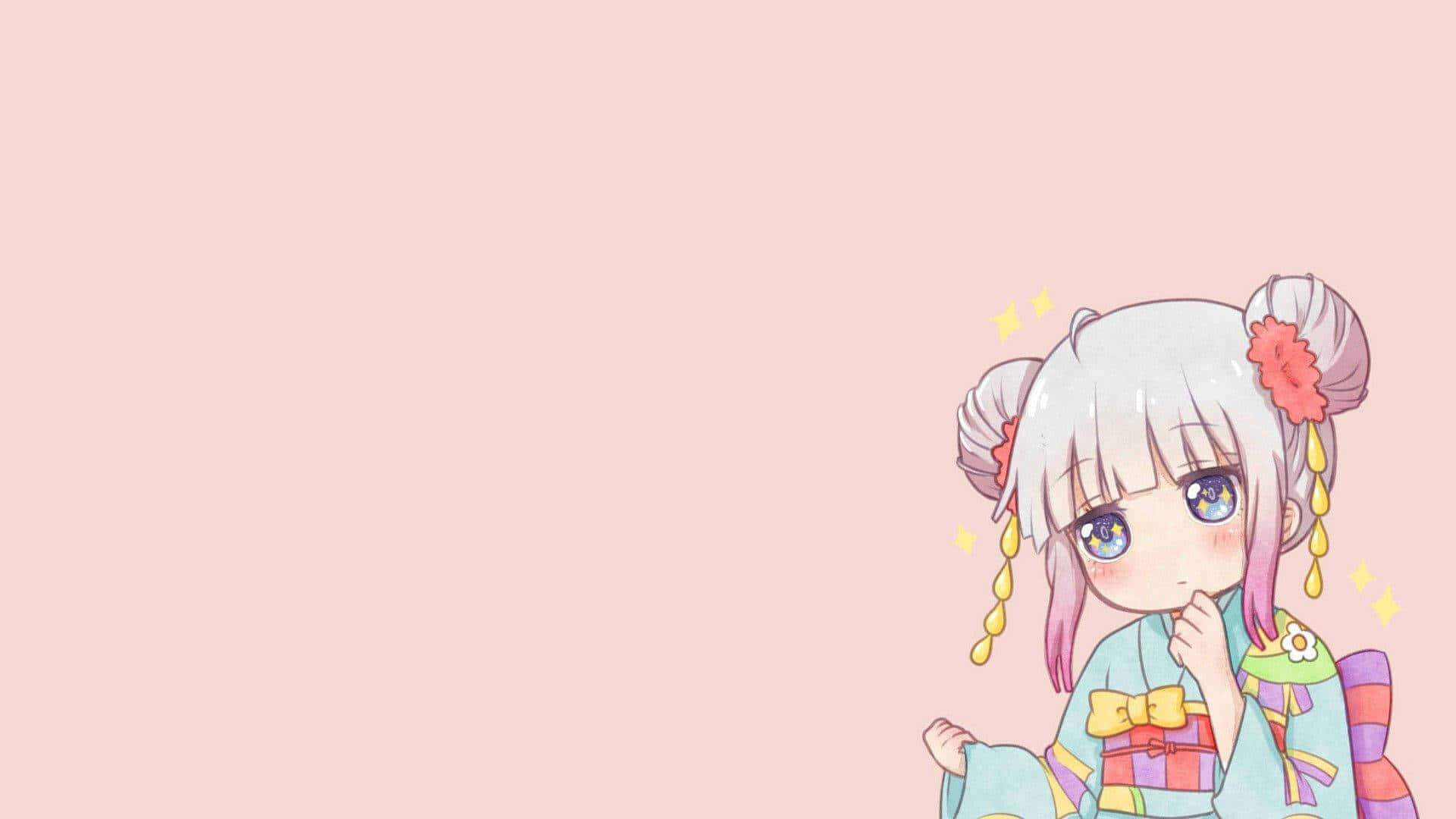 Estetică Kawaii Anime PFP Desktop Fundal