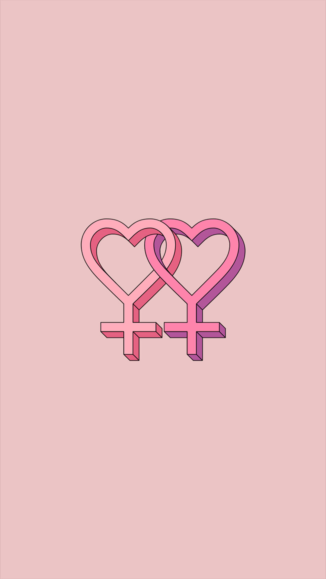 Estetică Lesbiană Venus Dublă Fundal