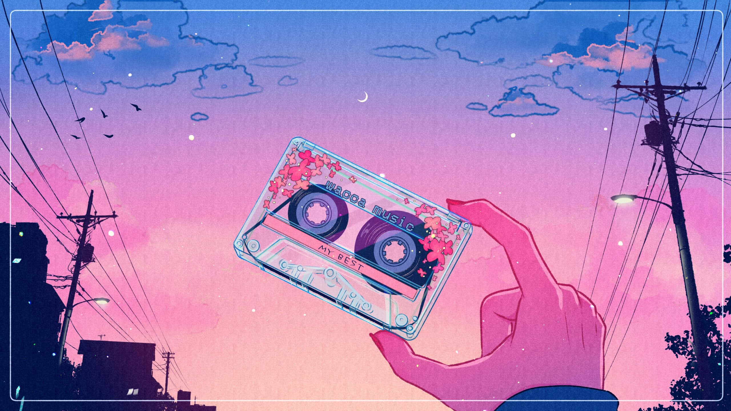 Estetică liniștitoare a muzicii vintage Fundal