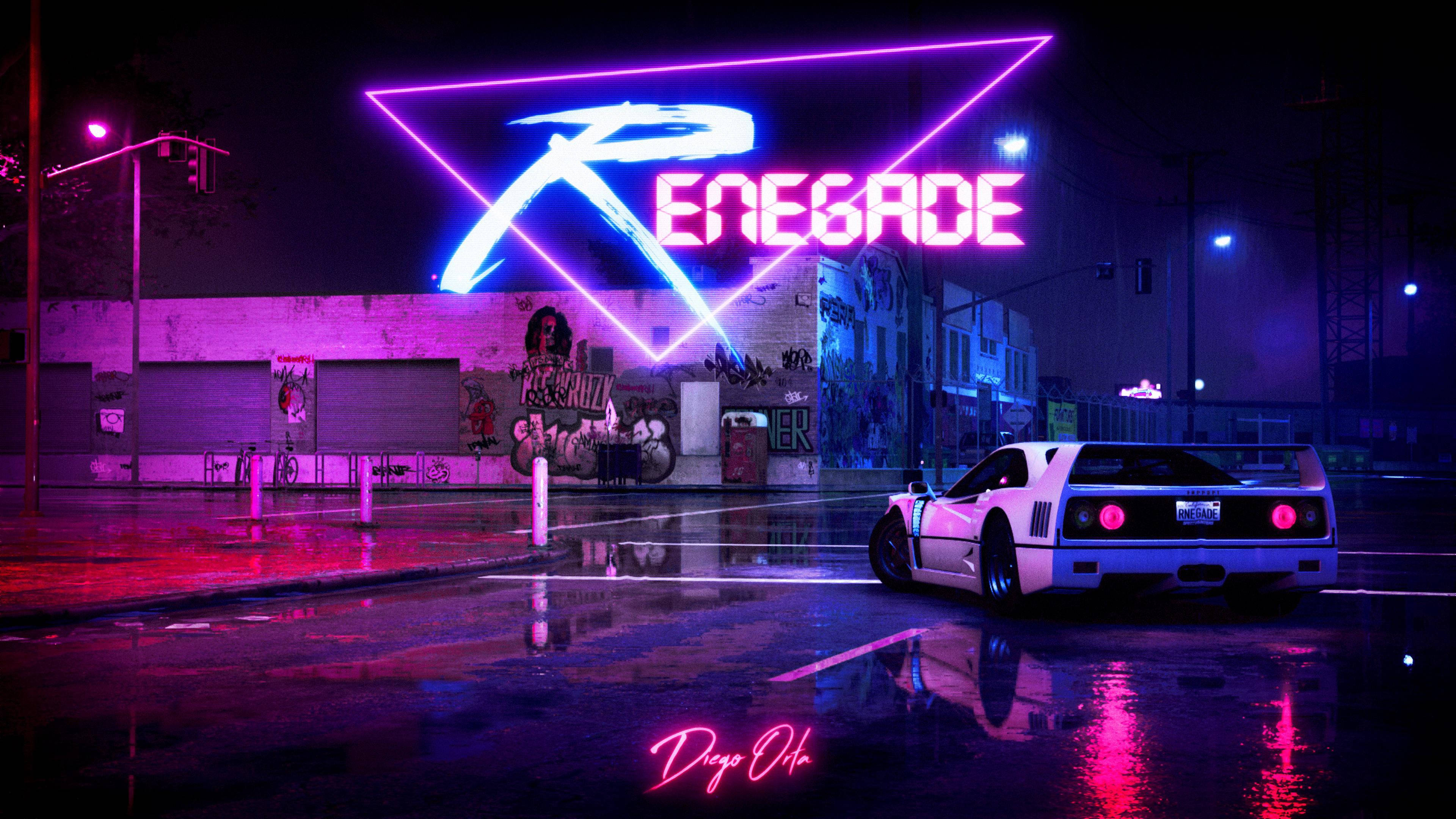 Estetică Neon JDM Cool Fundal