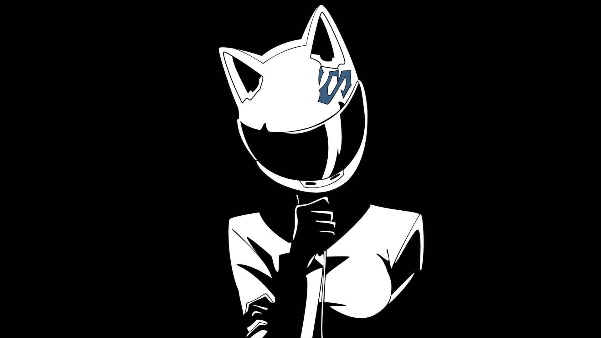 Estetică PC Celty Sturluson Anime Negru Fundal
