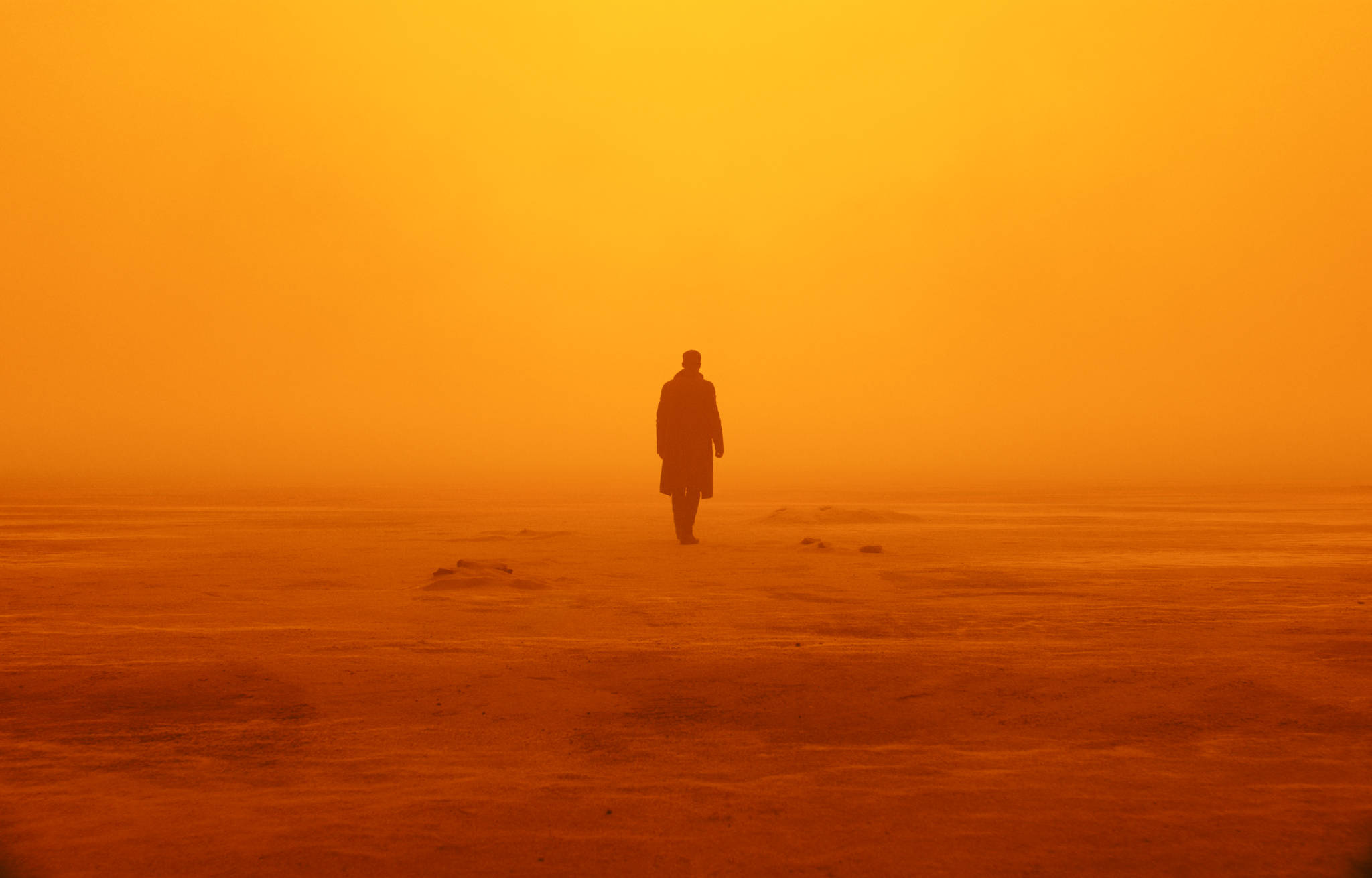 Estetică Portocalie Blade Runner 2049 4K Fundal