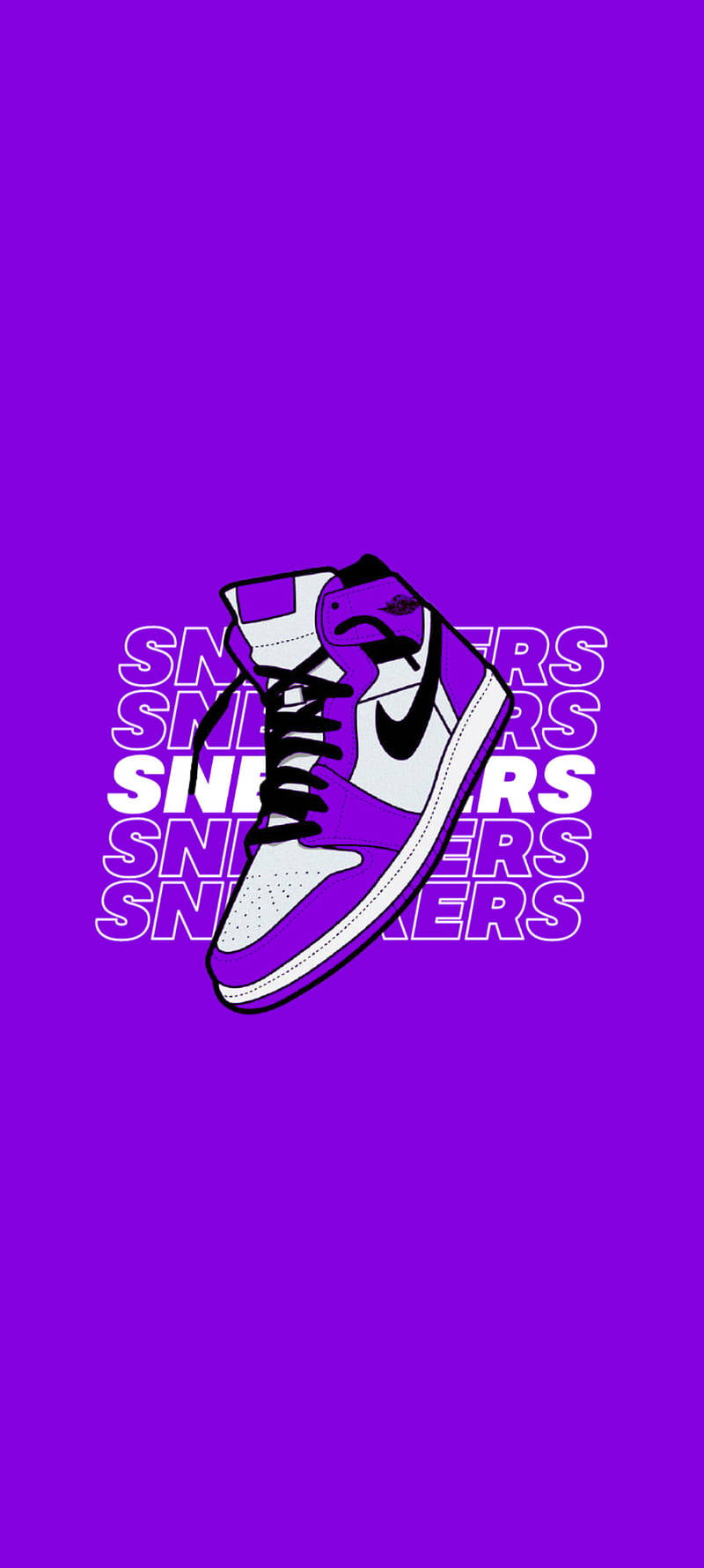 Estetică Purple Jordan Fundal