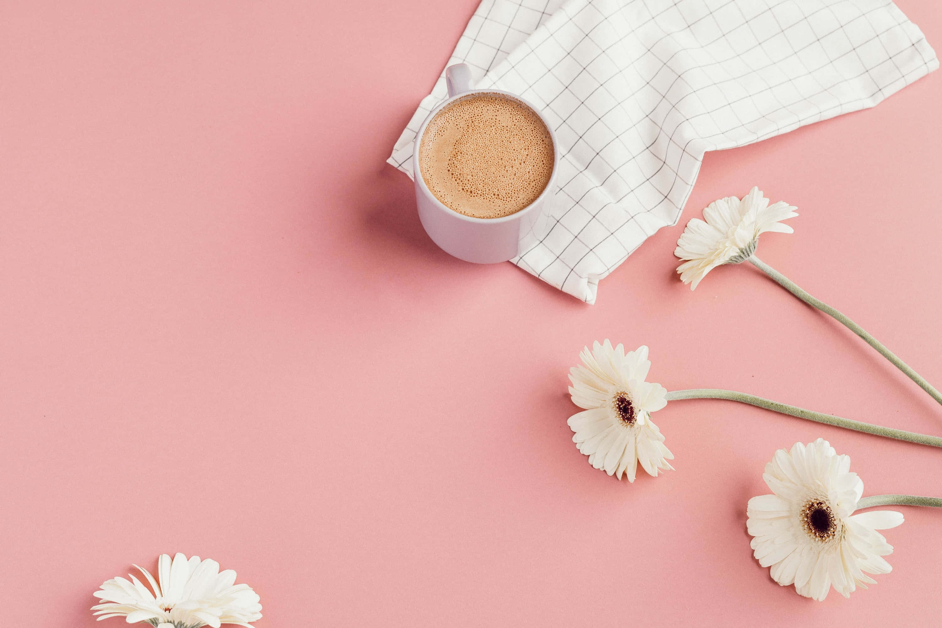 Estetică roz cu o notă de minimalism modern Fundal