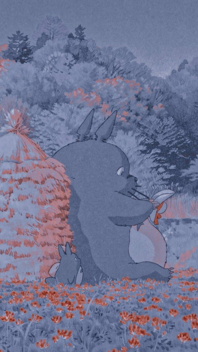 Estetică Soft Totoro Fundal
