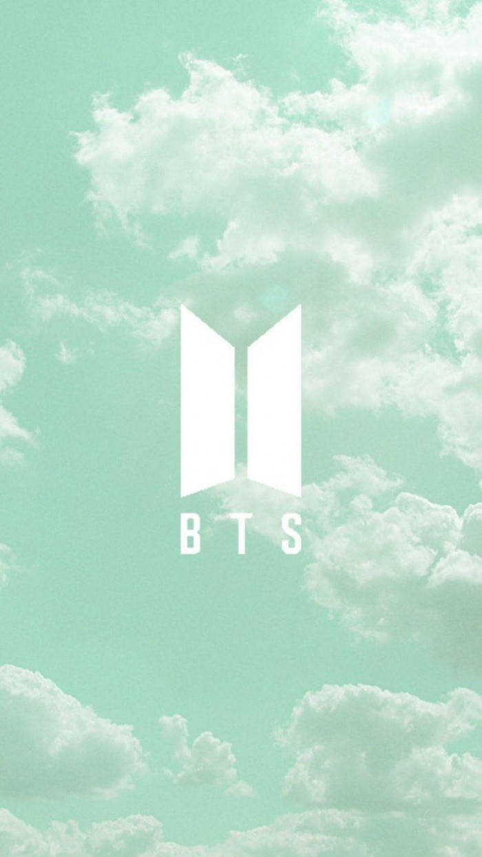 Estetică verde pastel BTS Fundal