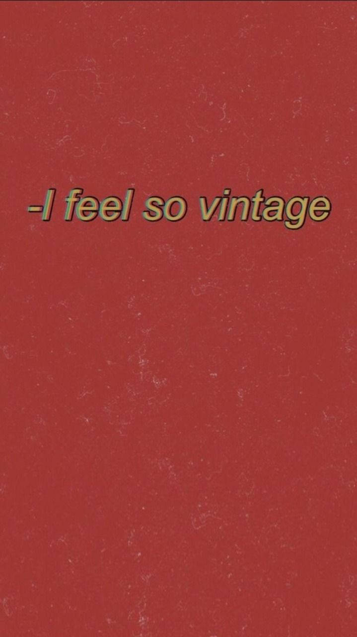 Estetică Vintage Roșu Pastel Fundal