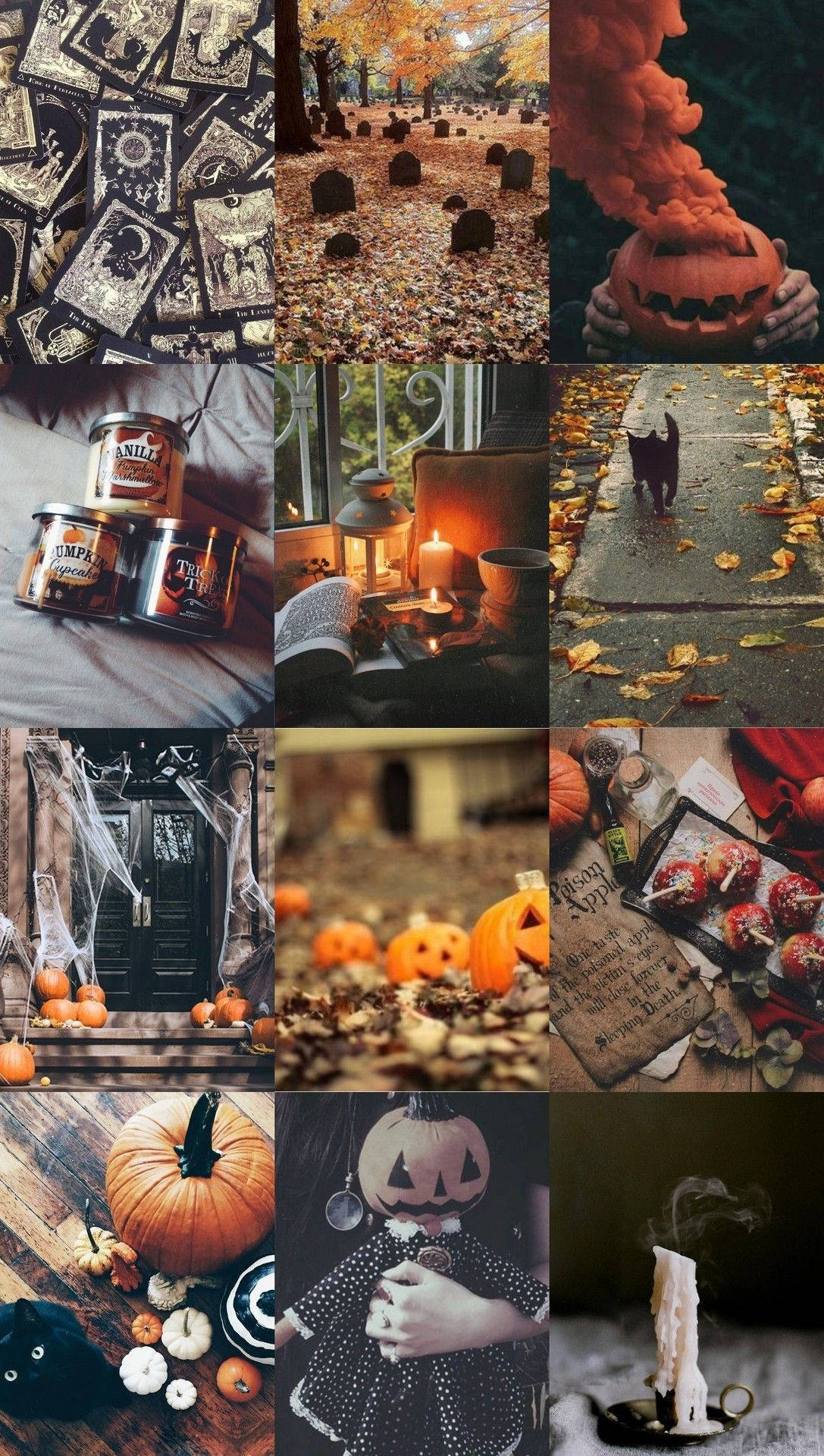 Estetică Vrăjitorească de Halloween Fundal