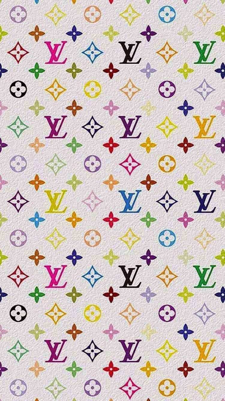 Estetică Y2K Logo Monogramă LV Fundal