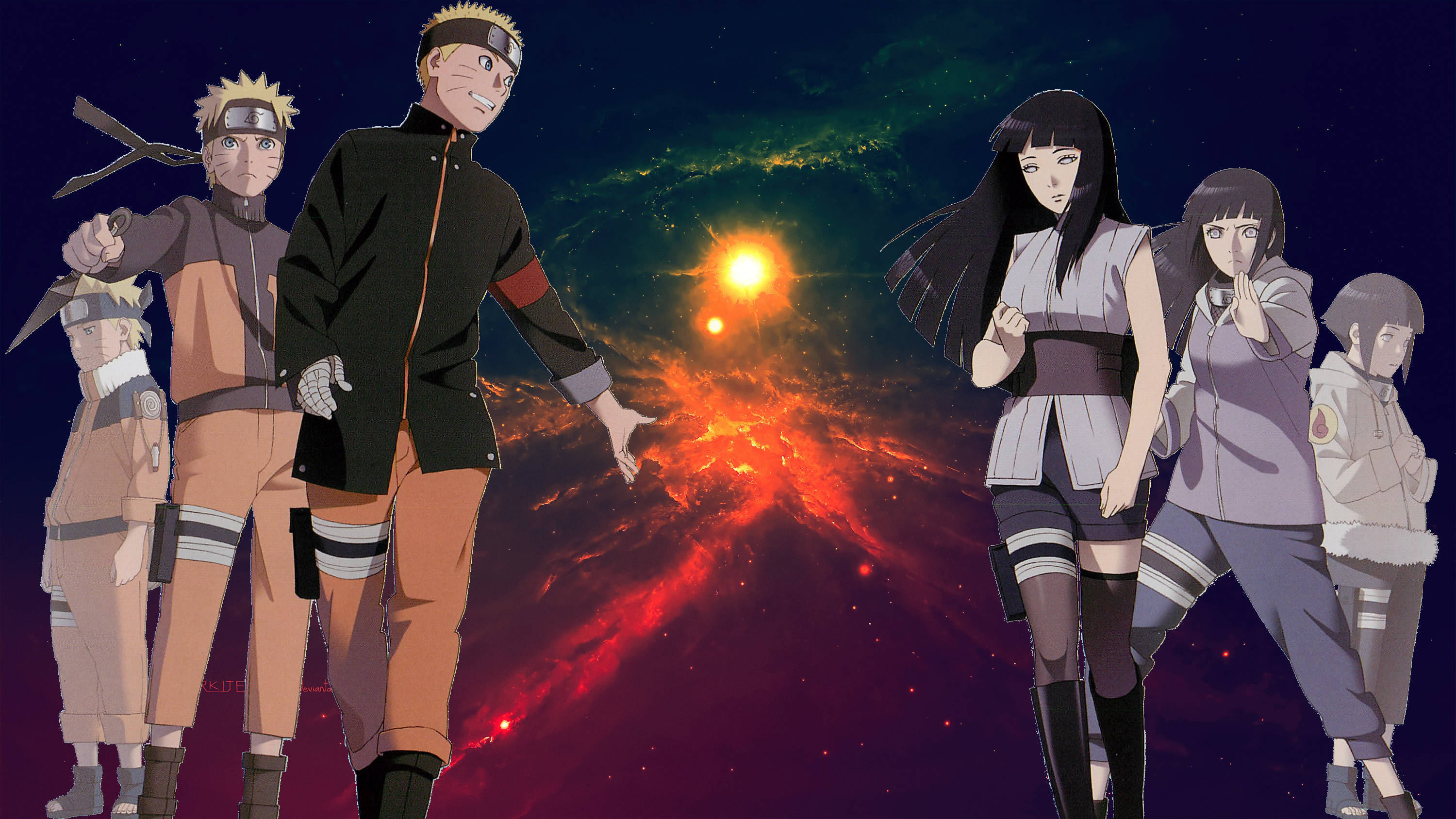 Etapele lui Naruto și Hinata Fundal
