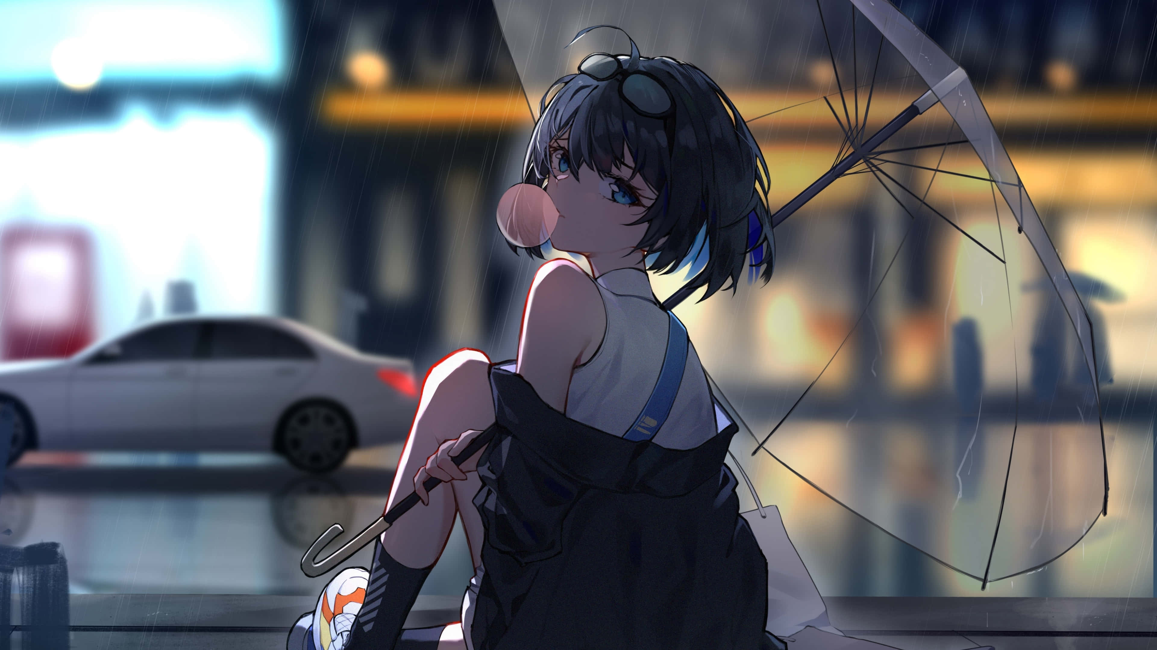 Evocă spiritul anime-ului 4K în culori vibrante Fundal