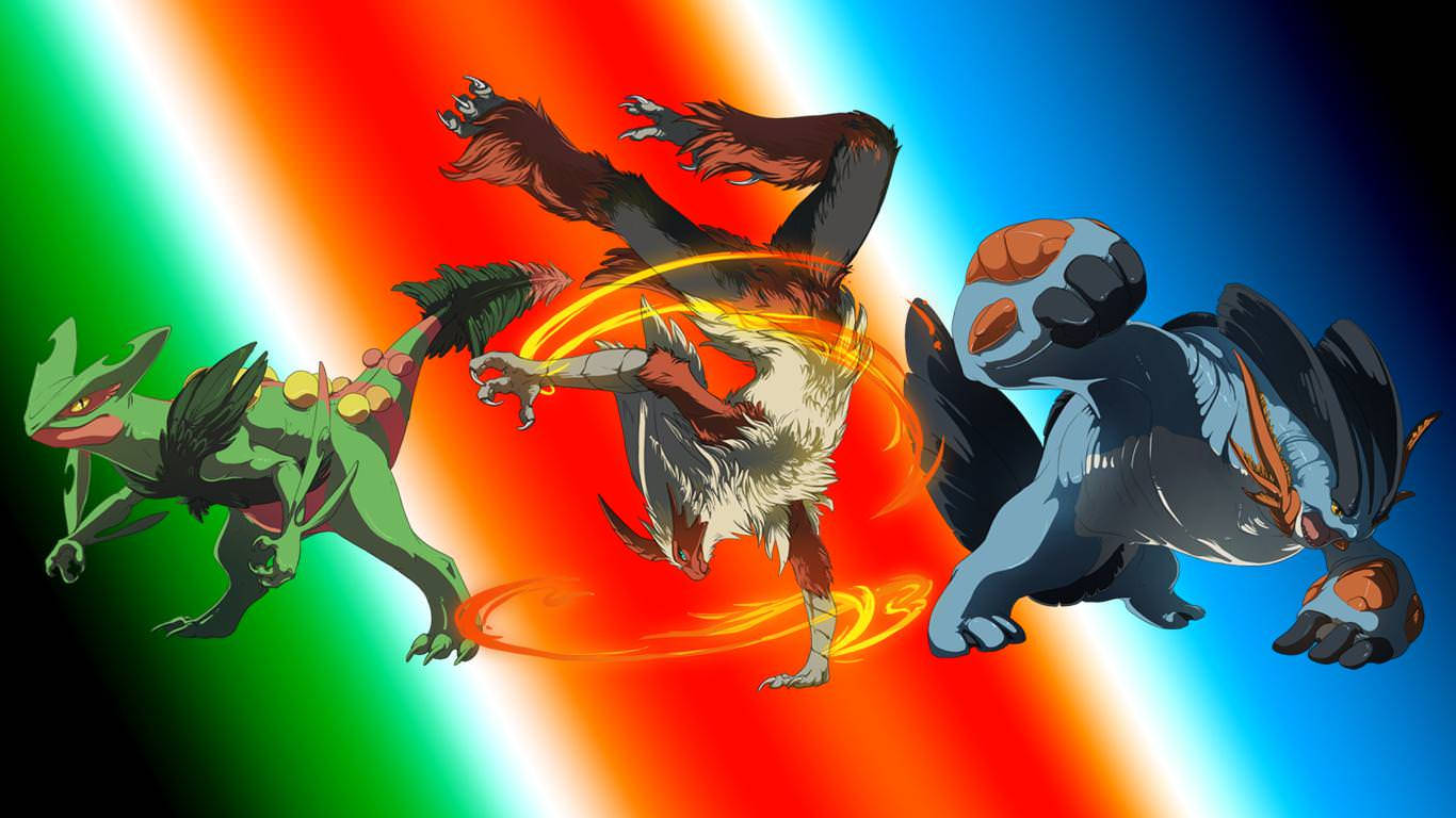 Evoluează-ți Pokemonul – Atinge noi culmi! Fundal