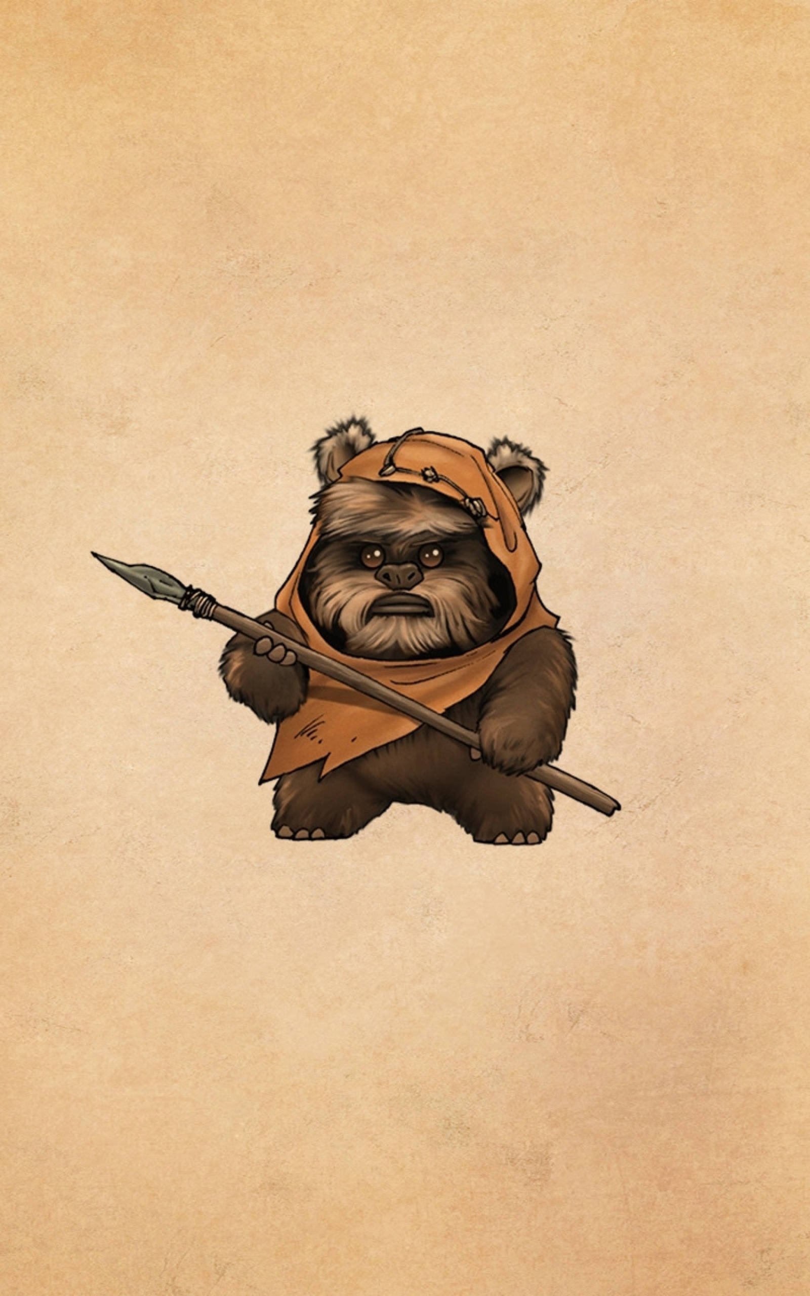 Ewok Drăguț Star Wars Tabletă Fundal