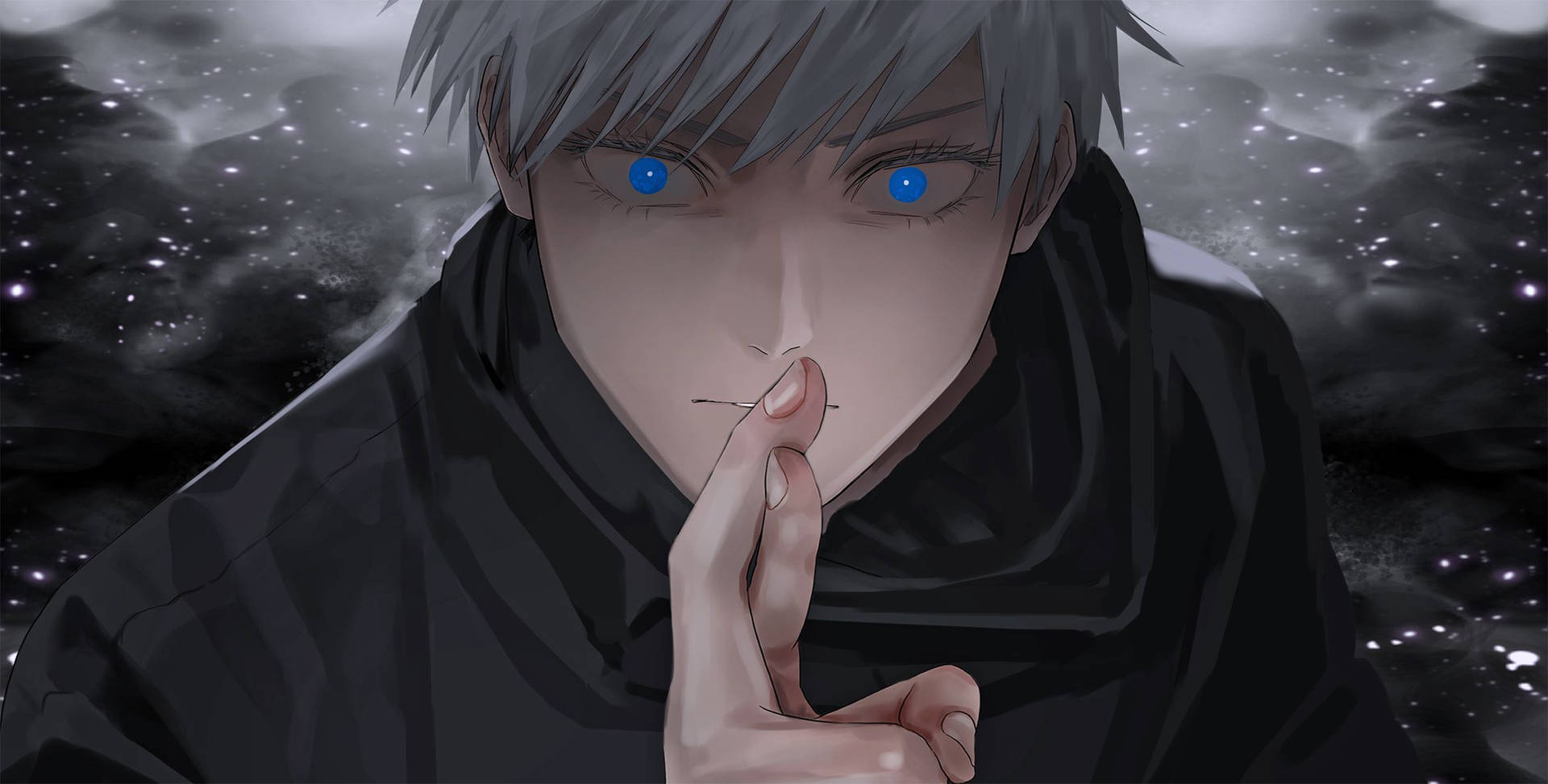 Jujutsu Kaisen Gojo expansiune domeniu wallpaper HD