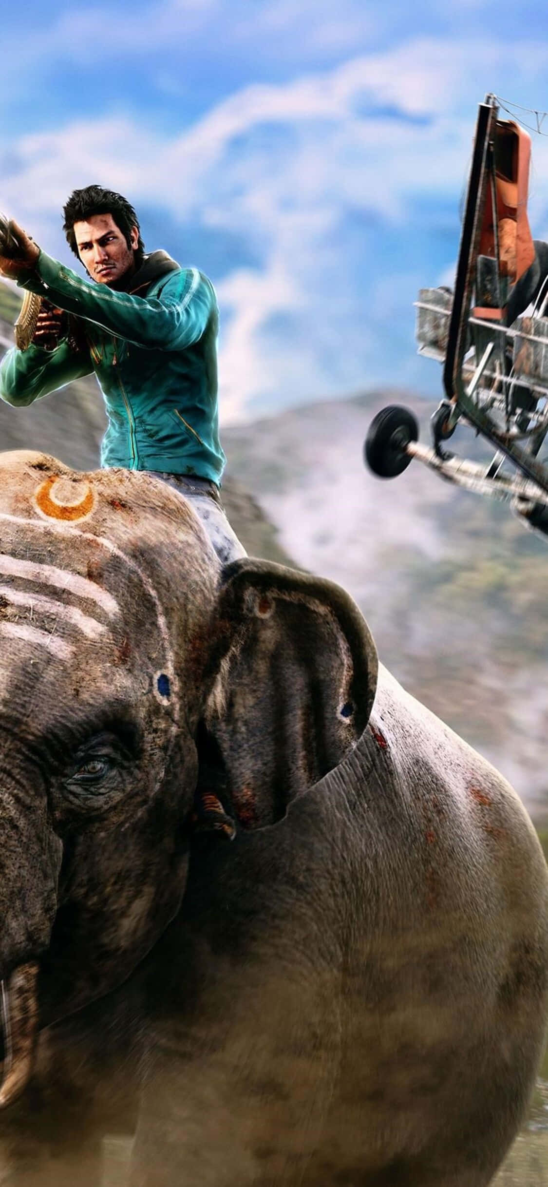 Experiență de gaming de înaltă calitate cu iPhone Xs și Far Cry 4 Fundal