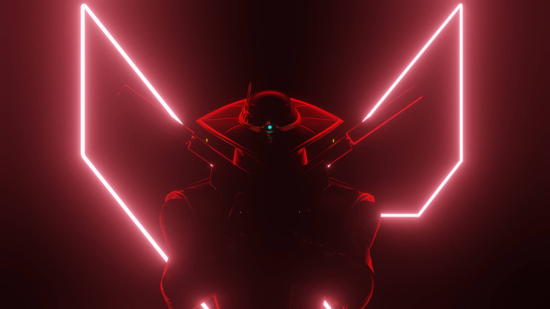 Valorant Cypher fundal neon — Valorant Fundal