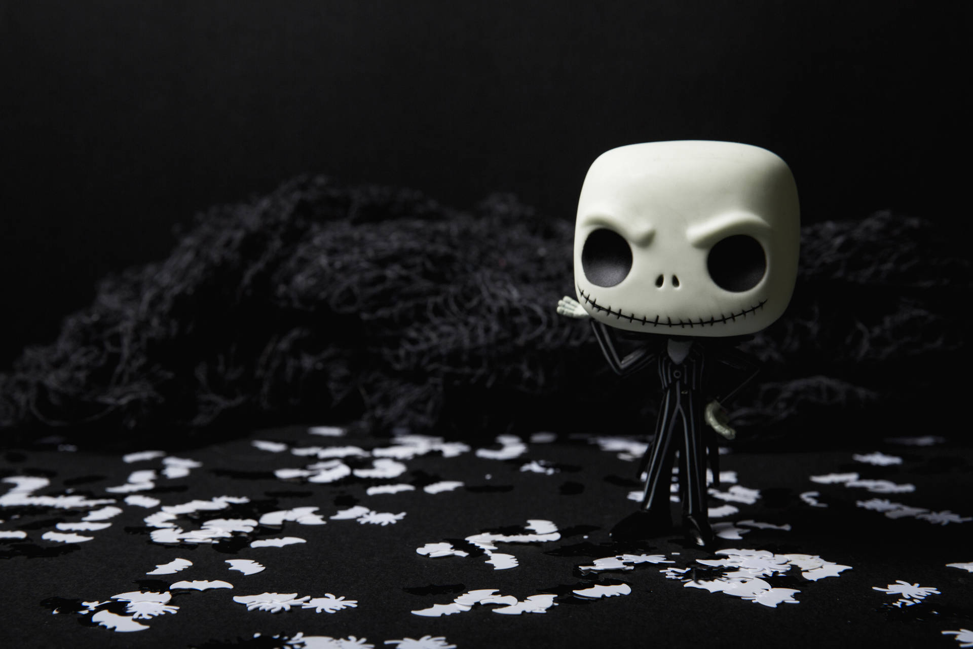 Experimentează Coșmarul lui Tim Burton înainte de Crăciun cu un Jack Skellington Pop-ificat Fundal
