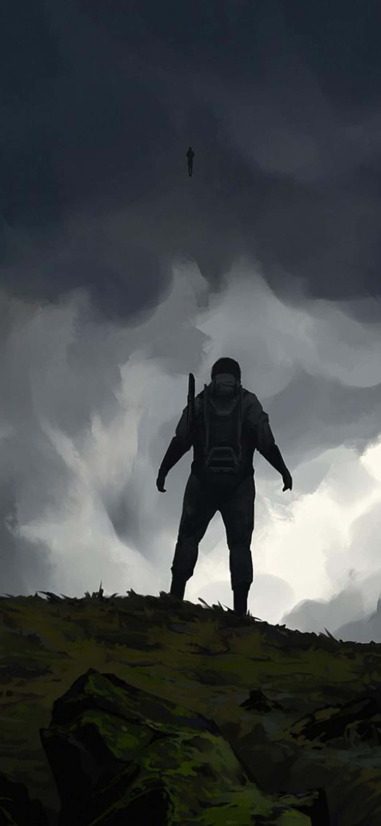 Experimentează Ediția Limitată pentru Gameri - Death Stranding iPhone Xs Max! Fundal
