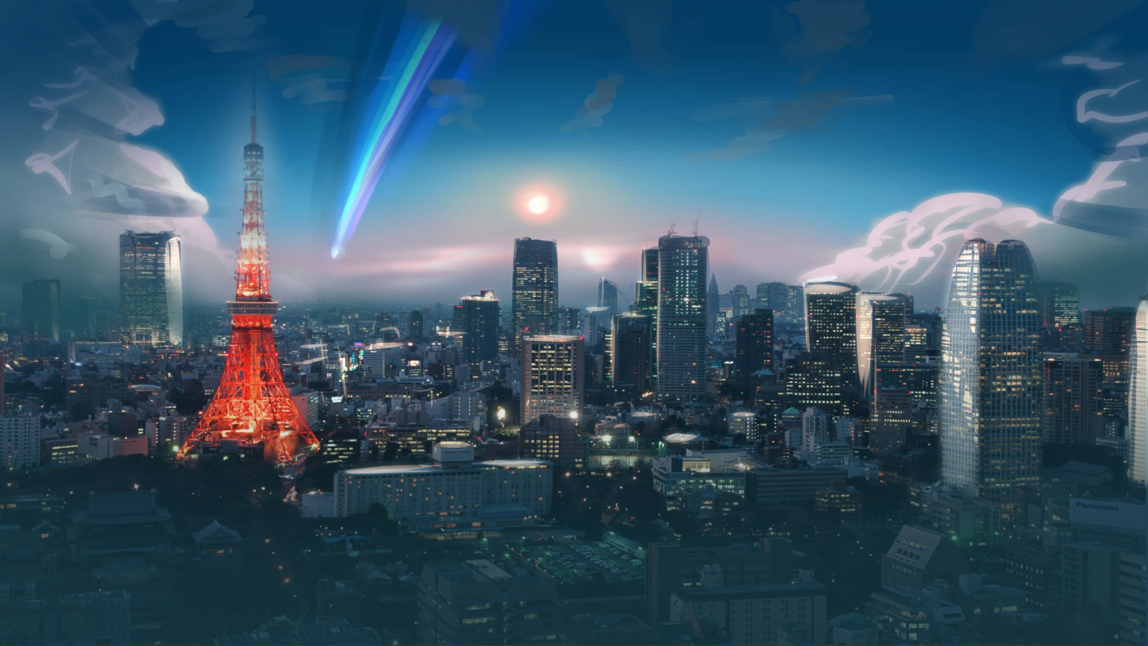 Experimentează frumusețea și cultura orașului Tokyo, Japonia. Fundal