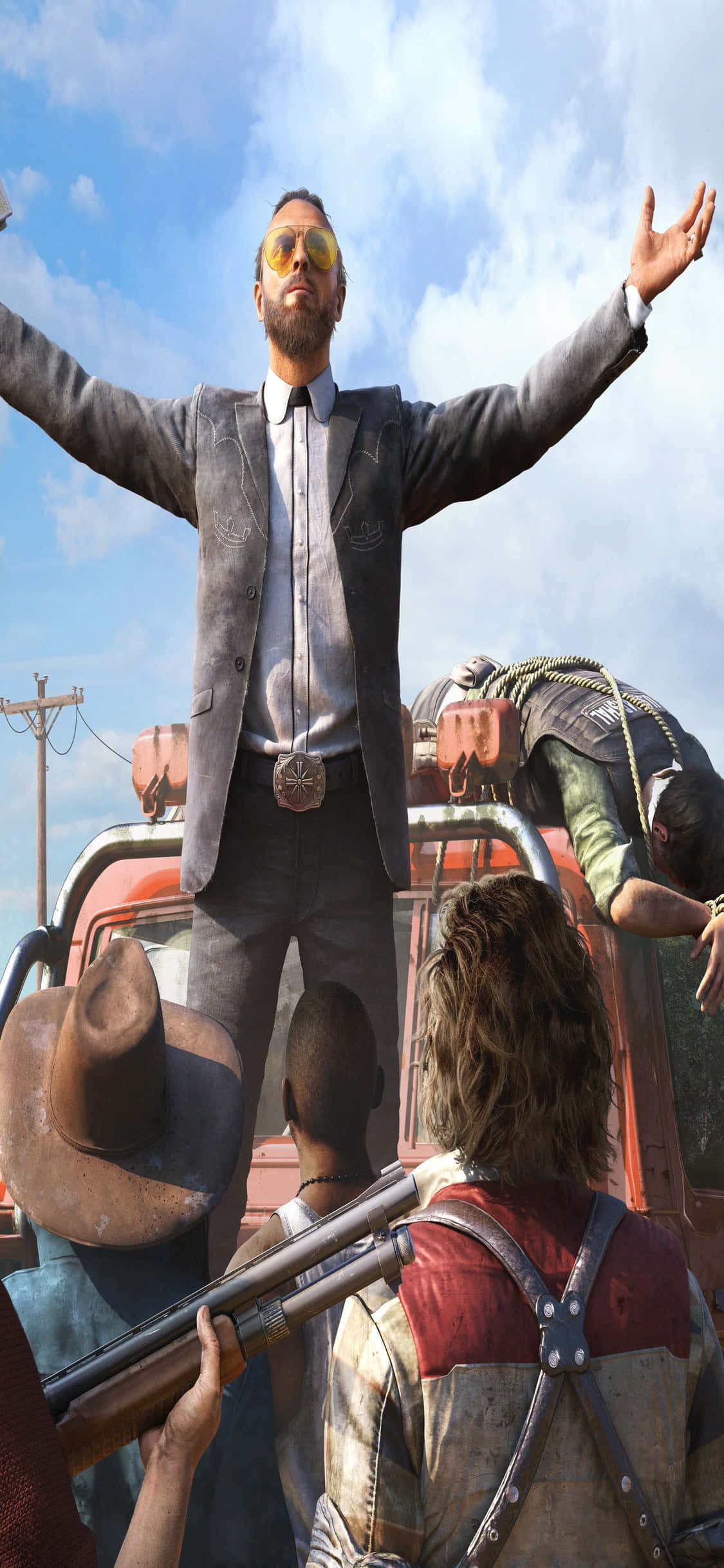 Experimentează Far Cry 5 pe noul Apple iPhone Xs Fundal