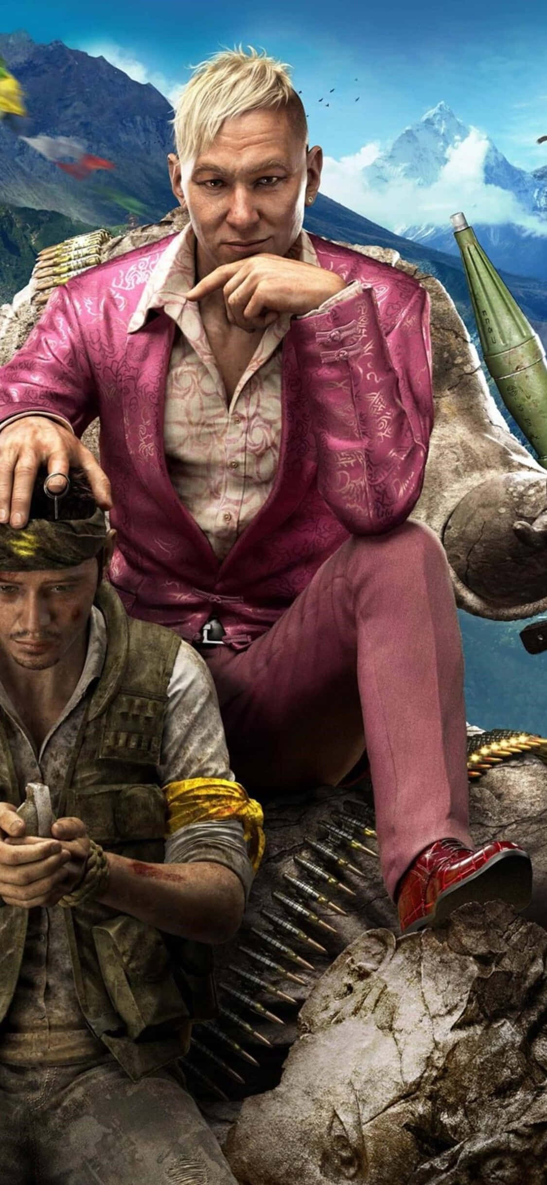 Experimentează Far Cry 4 prin tehnologia ultimului iPhone Xs Fundal