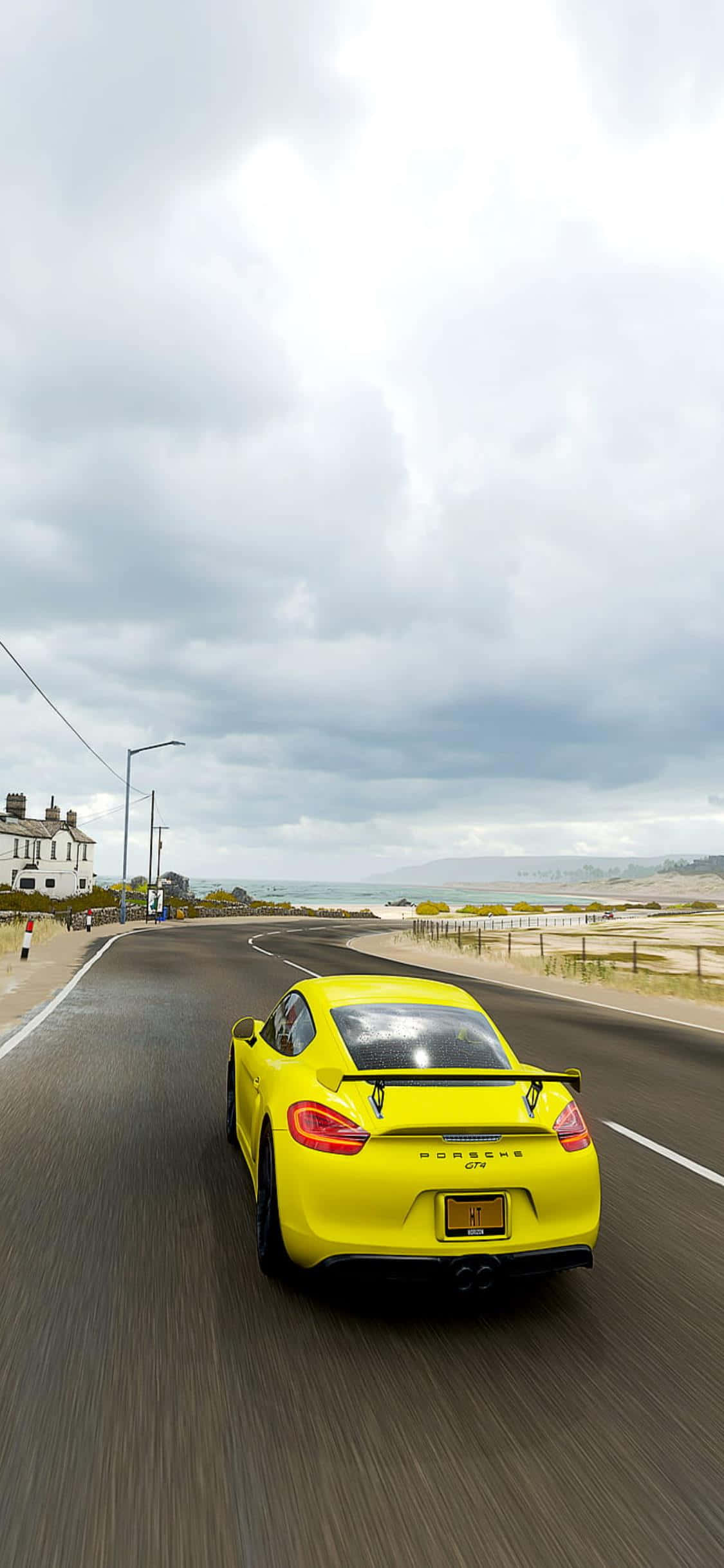 Experimentează jocul de curse ca niciodată cu iPhone Xs și Forza Horizon 4 Fundal