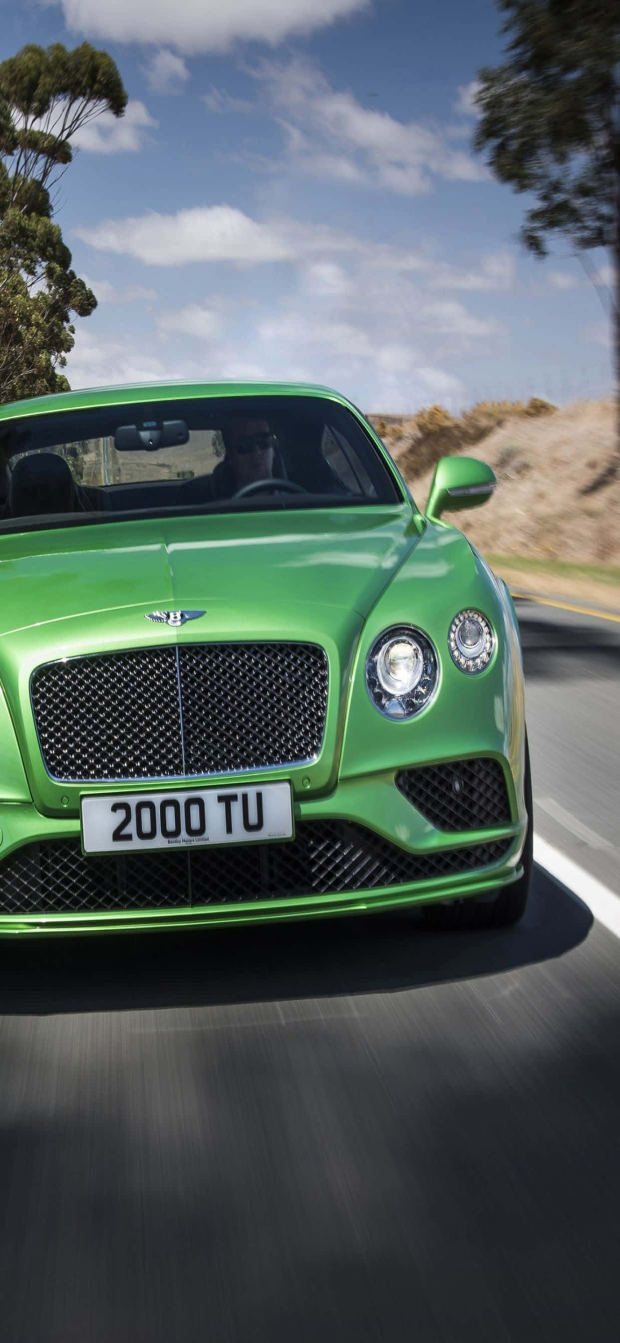 Experimentați Luxul unui iPhone XS Max și al unei Mașini Bentley Fundal