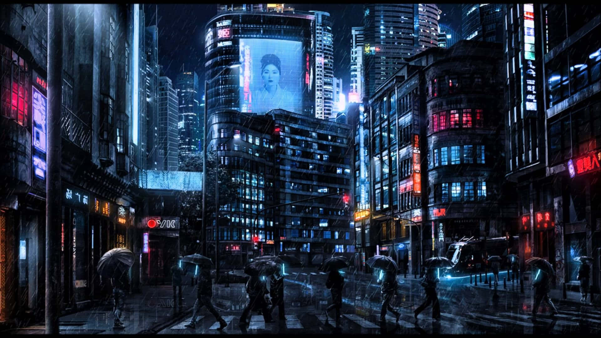 Experimentează lumea haotică din Dark City Fundal